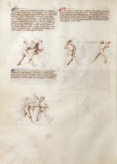 Combat avec dague et bâton - Fiore dei Liberi