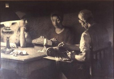 Les dentellières - Firmin Baes