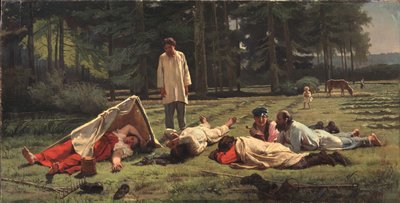 Repos à la récolte de foin, 1887 - Firs Sergeevich Zhuravlev
