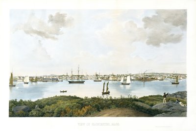 Vue de Gloucester, Mass., c. 1856 - Fitz Henry (attr.to) Lane