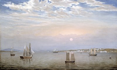 Port et ville de Castine, 1851 - Fitz Henry Lane
