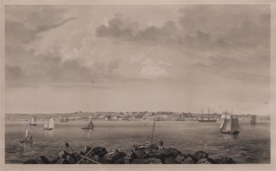 Castine, depuis Hospital Island - Fitz Henry Lane
