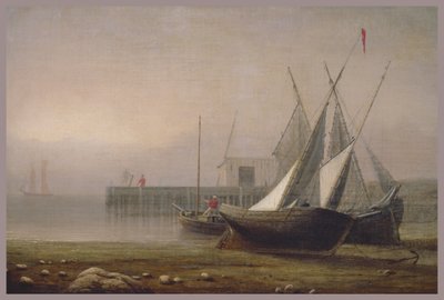 Bateaux de pêche à marée basse, vers 1850s - Fitz Henry Lane