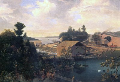 Le moulin à Lanesville, 1849 - Fitz Henry Lane