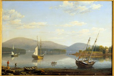 Vue du port de Somes dans le Maine, États-Unis - Fitz Henry Lane