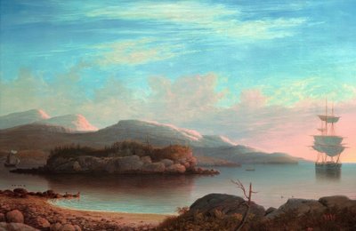Devant Mount Desert Island - Fitz Henry Lane