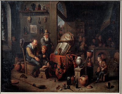 Un apothicaire - Flemish School
