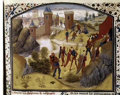 CROISADES: Bataille entre Musulmans et Croisés aux murs d