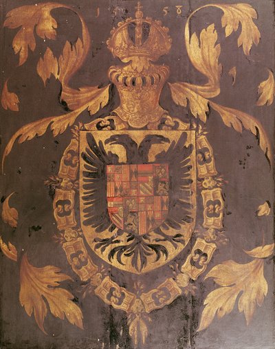 Armoiries de Charles V, empereur du Saint-Empire romain germanique, 1558 - Flemish School