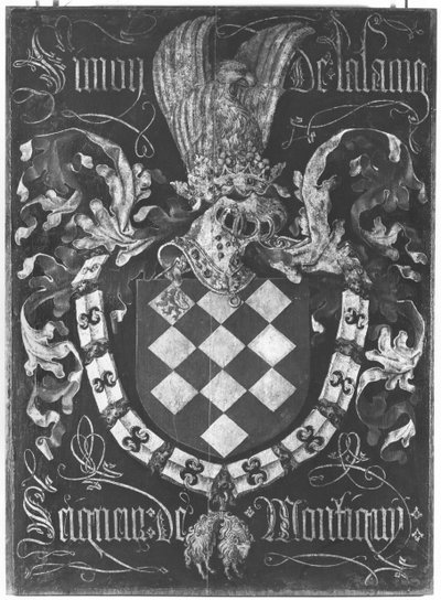 Blason de Simon de Lalaing (1405-76) Seigneur de Montigny, 1er Chapitre de l