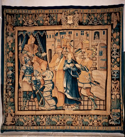 Trésor de Conques. Tapisserie flamande. Histoire de Sainte Foy. 16ème siècle (?) - Flemish School