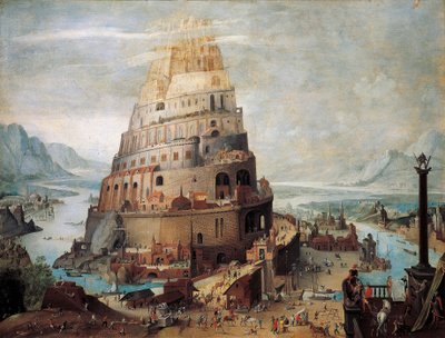 Construction de la Tour de Babel - Flemish School