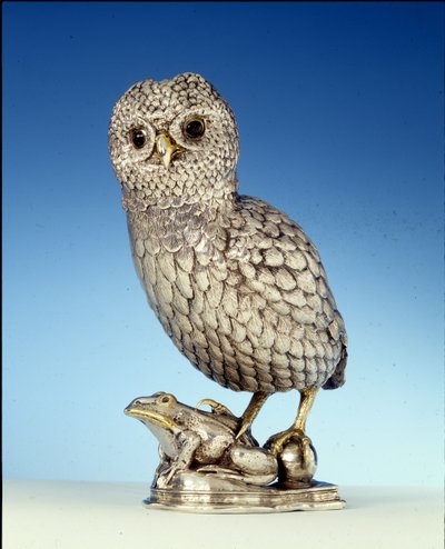 Tasse en forme de hibou, Gand, c.1560 - Flemish School