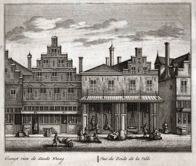 Delft, Pays-Bas (gravure) - Flemish School
