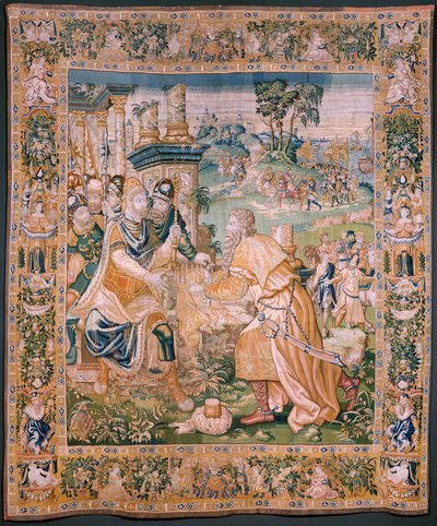 Alexandre se voit offrir une couronne - Flemish School