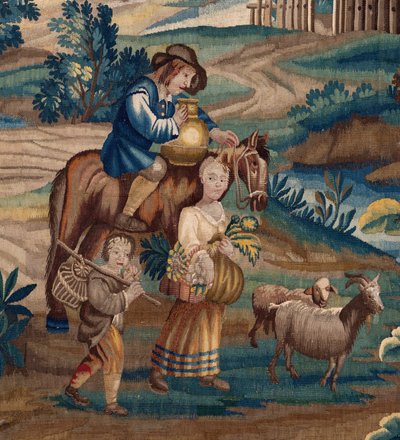 Tapisserie flamande. Fin XVIIe siècle. Propriété de l