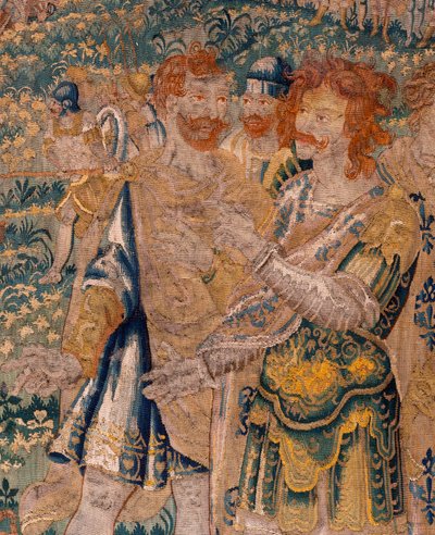 Tapisserie flamande. Hasdrubal, frère d