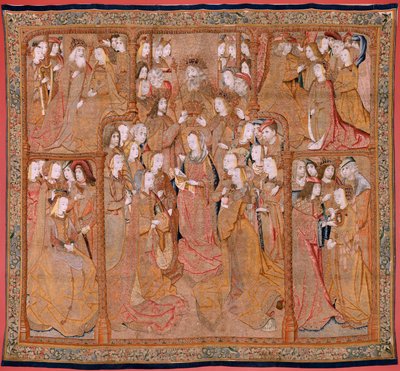 Tapisserie flamande. Série Dévotion de Notre-Dame ou Tissus d