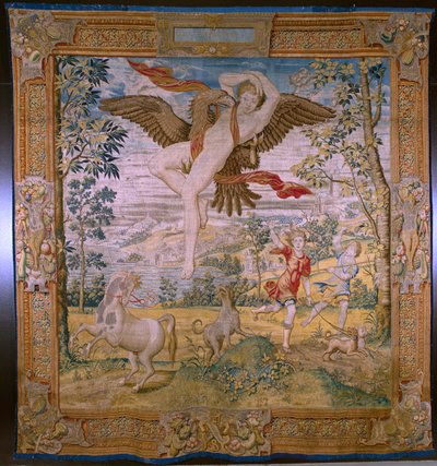 Tapisserie flamande. Série La Fable d