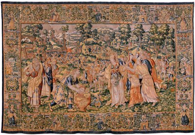 Histoire de Cyrus. Tomyris ordonne que la tête de Cyrus soit plongée dans un récipient de sang (d