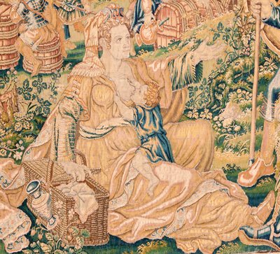 Tapisserie flamande. Série Le Livre de Judith. La décapitation d