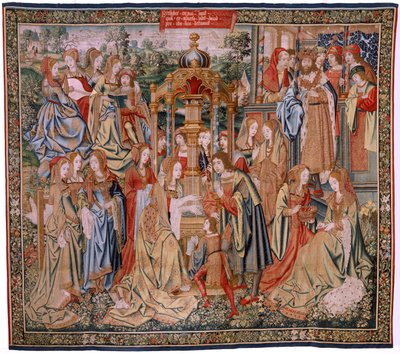 Bethsabée au bain - Flemish School