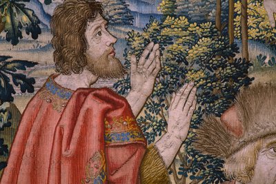 Le Baptême du Christ (série Histoire de Saint Jean-Baptiste) - Flemish School