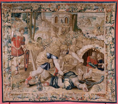 Tapisserie flamande. Série Les Travaux d