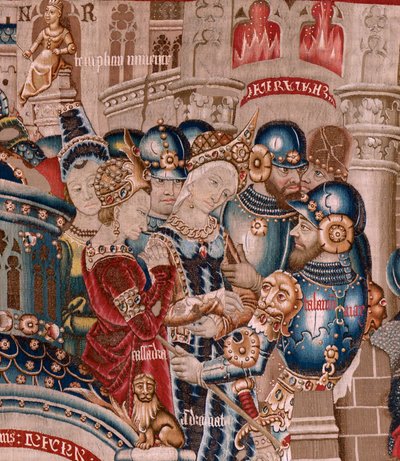 La destruction de Troie (onzième tapisserie de la série) - Flemish School