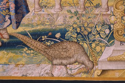 Série Vertumne et Pomone : Vertumne transformé en fermier. Atelier Willem de Pannemaker. Vers 1545-1550. (détail) - Flemish School