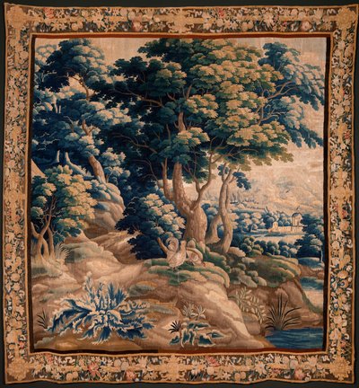 Tapisserie flamande. Verdure. Atelier d