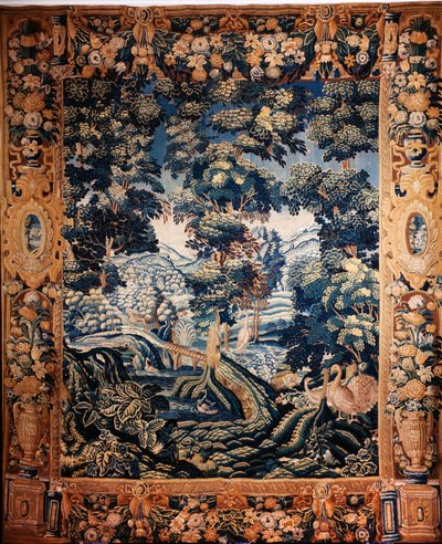 Tapisserie flamande. Dite verdure. Manufacture d