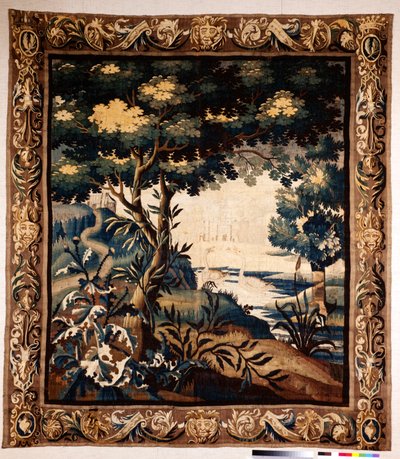 Tapisserie flamande. Dite verdure. Manufacture d