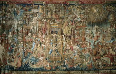 Fortune (1520-1525), tapisserie de la série des Honneurs du Palais Royal de la Granja de San Ildefonso - AELST III, Pieter van (c.1495-1555). Fortune. XVIe siècle. Espagne. CASTILLE ET LEÓN. Real Sitio de San Ildefonso. Palais Royal de La Granja de San Ild - Flemish School