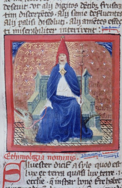 Page de la Legenda Aurea, Bruges, vers 1400-10 - Flemish School