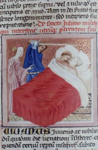 Page de la Legenda Aurea, Bruges, vers 1400-10 - Flemish School