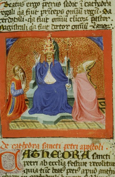 Page de la Legenda Aurea, Bruges, vers 1400-10 - Flemish School
