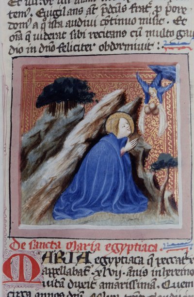 Page de la Legenda Aurea, Bruges, vers 1400-10 - Flemish School