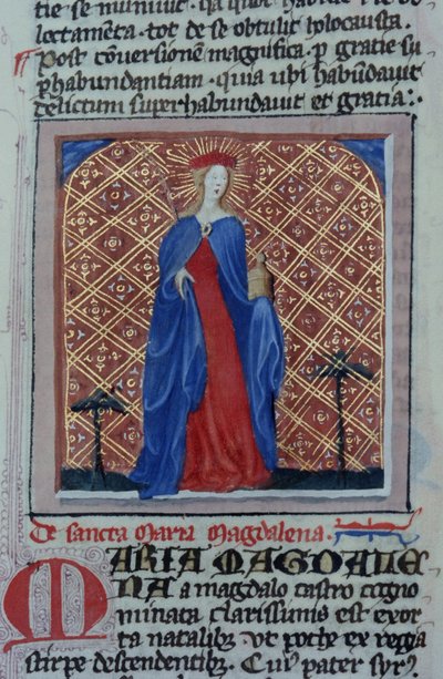 Page de la Legenda Aurea, Bruges, vers 1400-10 - Flemish School