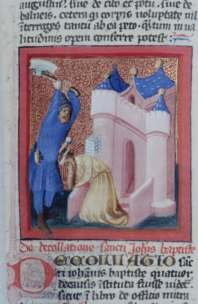 Page de la Legenda Aurea, Bruges, c.1400-10 - Flemish School
