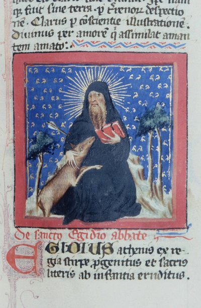 Page de la Legenda Aurea, Bruges, c.1400-10 - Flemish School