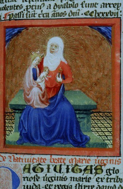 Page de la Legenda Aurea, Bruges, c.1400-10 - Flemish School