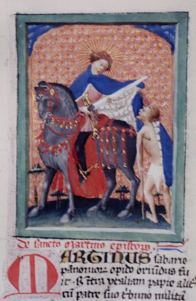 Page de la Legenda Aurea, Bruges, c.1400-10 - Flemish School