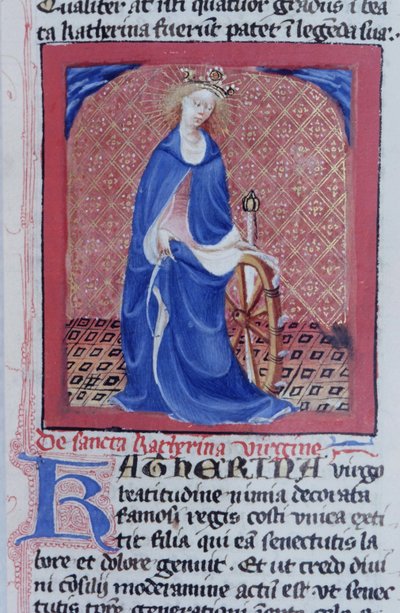 Page de la Legenda Aurea, Bruges, c.1400-10 - Flemish School