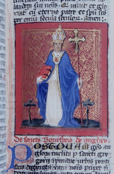 Page de la Legenda Aurea, Bruges, c.1400-10 - Flemish School