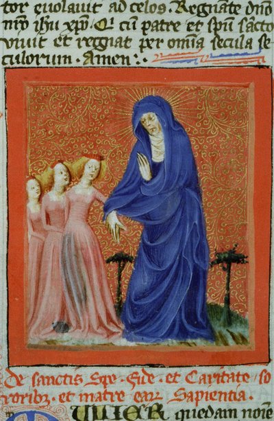 Page de la Legenda Aurea, Bruges, c.1400-10 - Flemish School