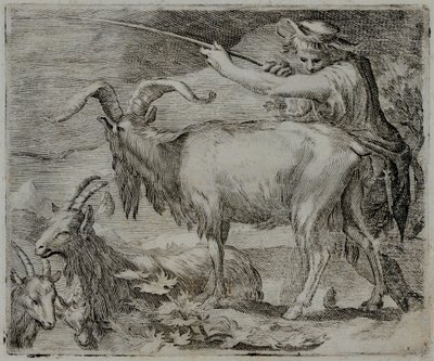 Gravure de maître ancien - Flemish School