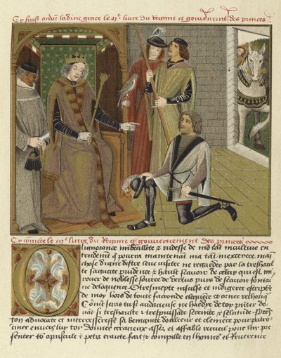 Page du Régime et Gouvernement des Princes - Flemish School