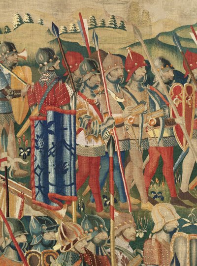 Le Débarquement à Arcila : Série Conquêtes du roi Alphonse Ier du Portugal - Flemish School