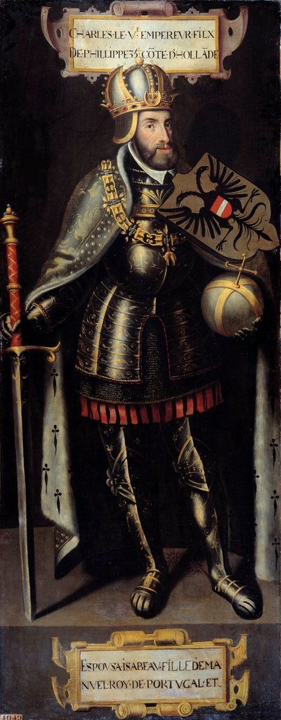 Portrait de Charles V (1500-1558) Roi d